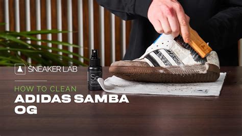 how to clean Adidas Sambas shoes